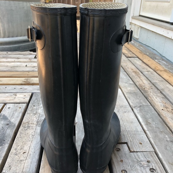 Hunter tall matte black original boots - Picture 5 of 8